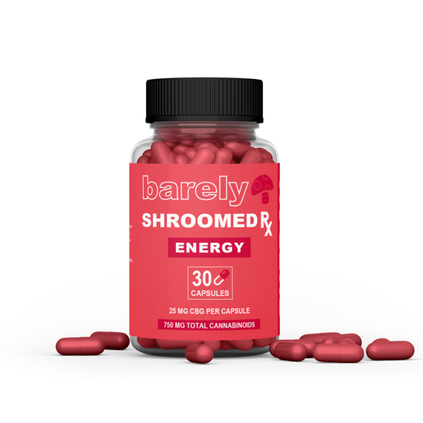 Best CBG Capsules Shroomed Energy 25mg