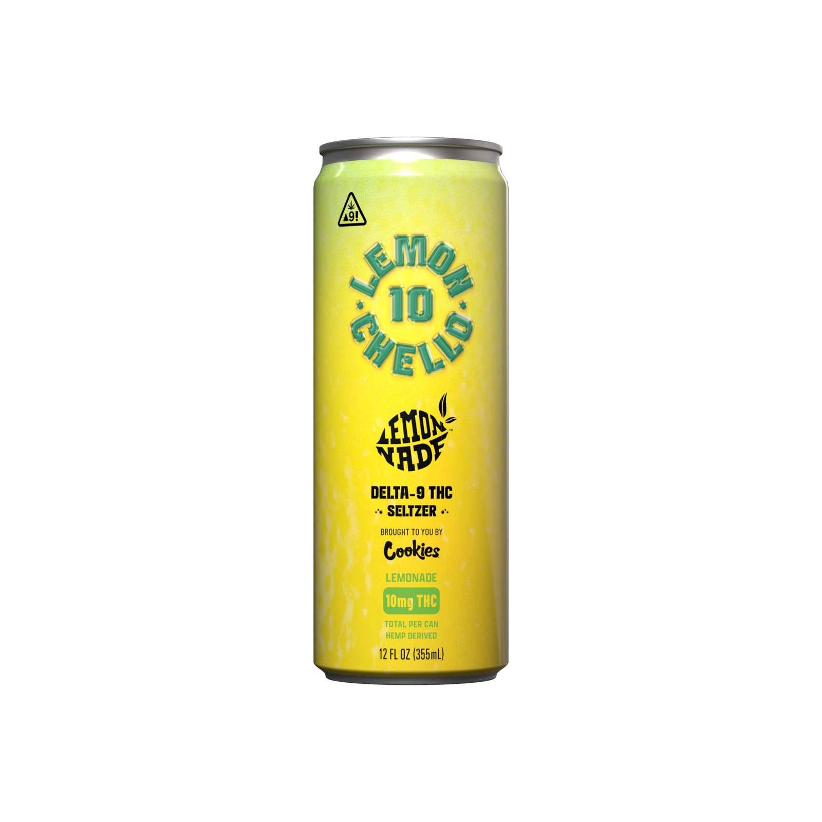 Cookies – Delta 9/THC Seltzer Can 10mg – Lemoncello
